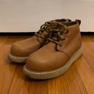 Mens Georgia Boot Chukka Wedge Sole Work Boot 9.5 Steel Toe